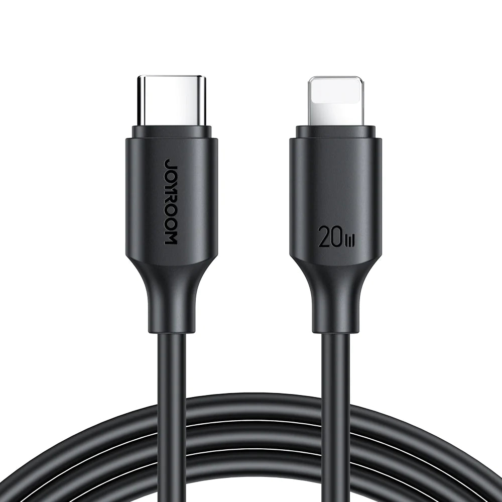 S-CL020A9 20W TYPE-C TO LIGHTNING CABLE - 1M - BLACK JOYROOM