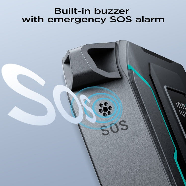 L017 JOYROOM 22.5W POWER BANK WITH BUILT IN 2IN1 CABLES WITH SOS LIGHT 10000MAH - BLACK JOYROOM