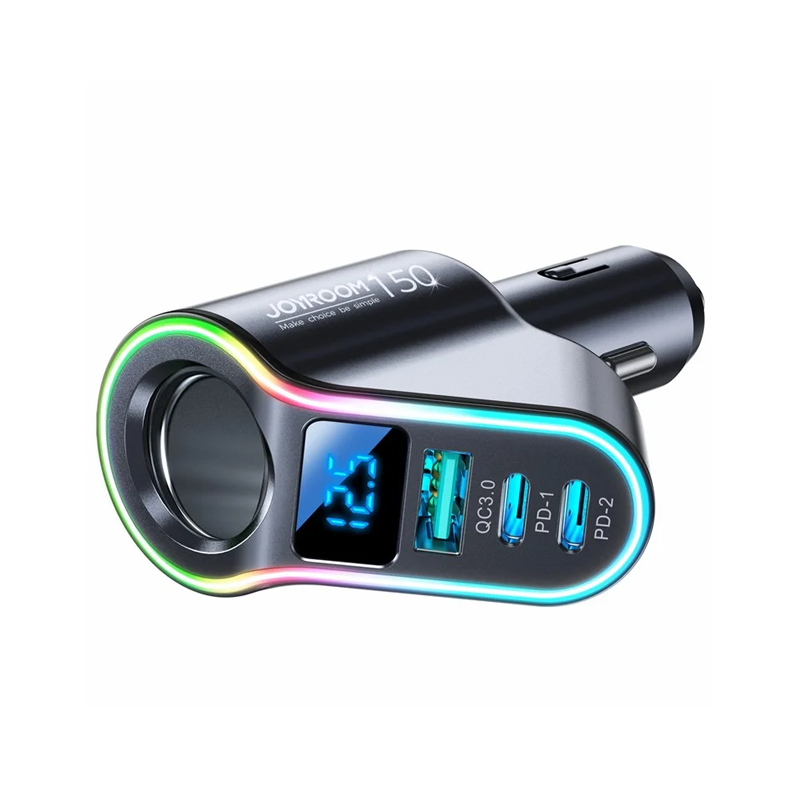 Joyroom JR-CL21 150W 4 in 1 Car Charger Joyroom.pk