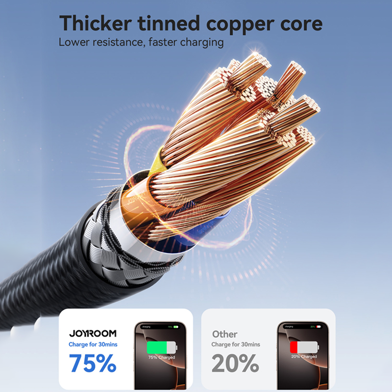 Joyroom S-A28 60W Fast Charging Data Cable Type-C To Type-C 2M Joyroom.pk