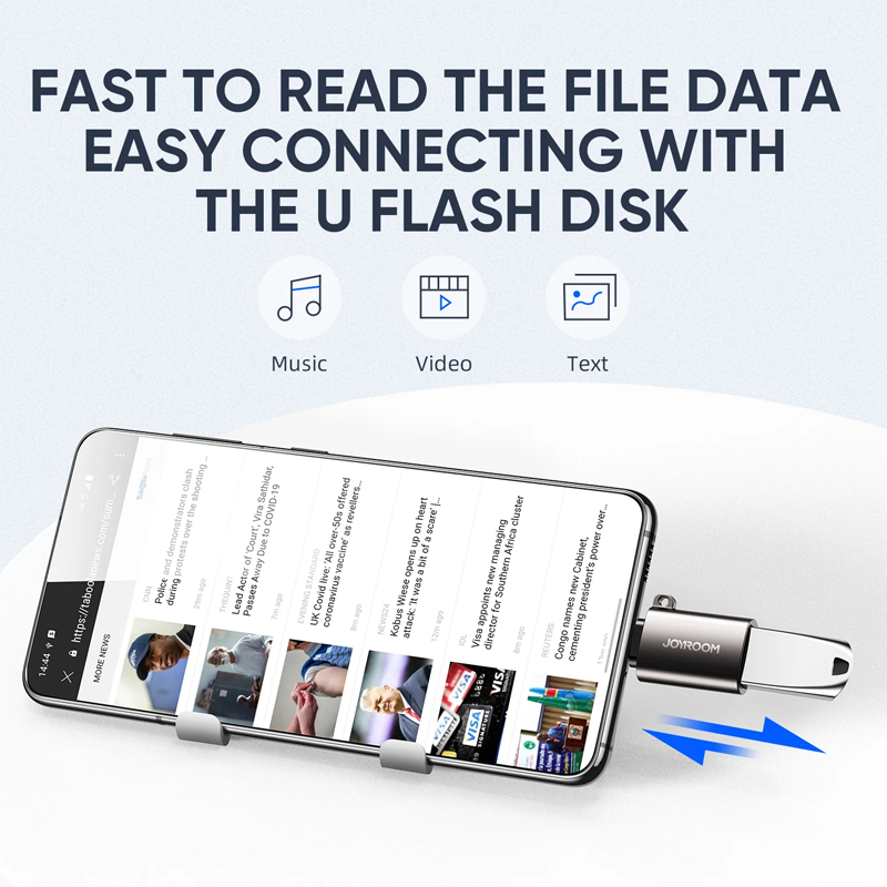 Joyroom S-H151 Type-C Male To USB Female Adapter JOYROOM