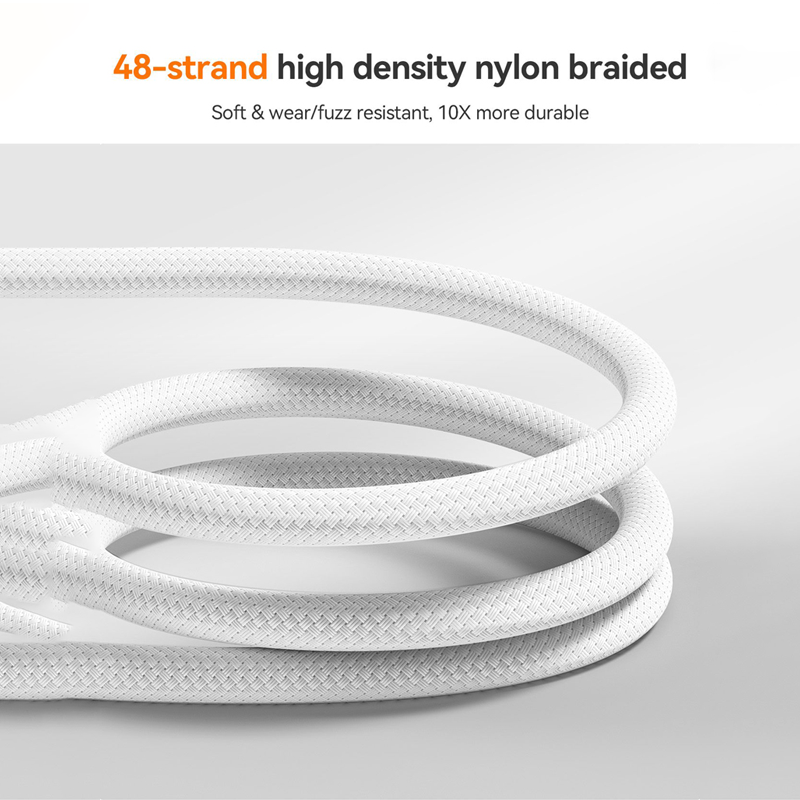 Joyroom S-A51 60W Fast Charging ( Type C To Type C ) 1.2M Light Grey Joyroom.pk