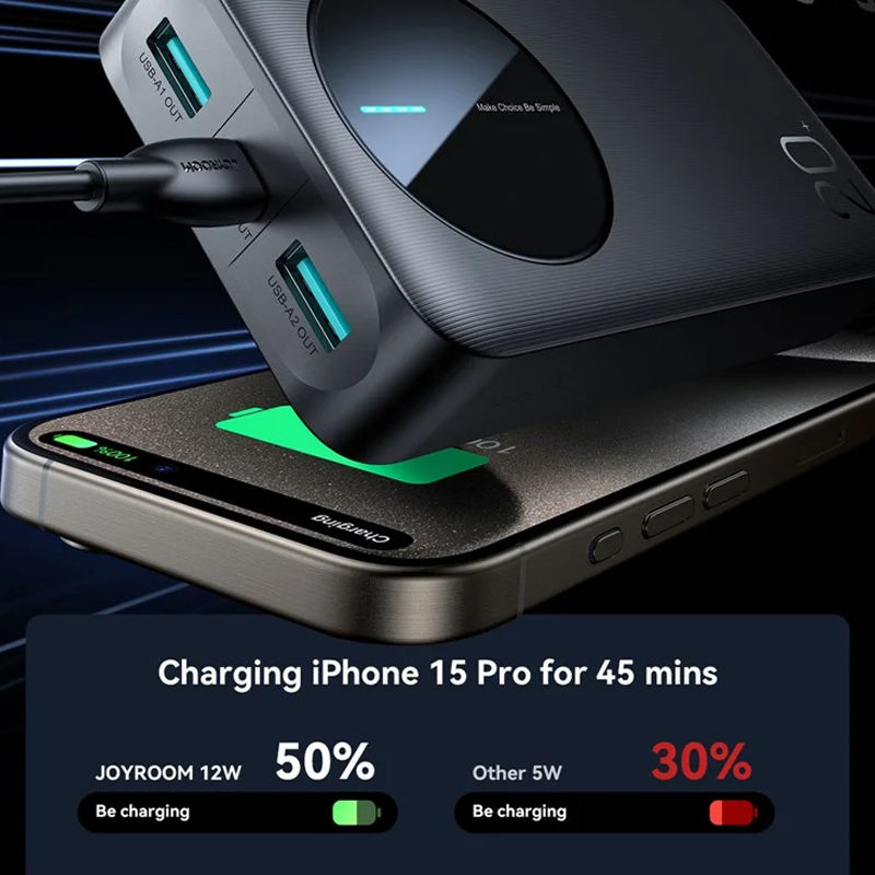 Joyroom JR-PBF14 20000mAh 2.4A LED Power Bank Joyroom.pk