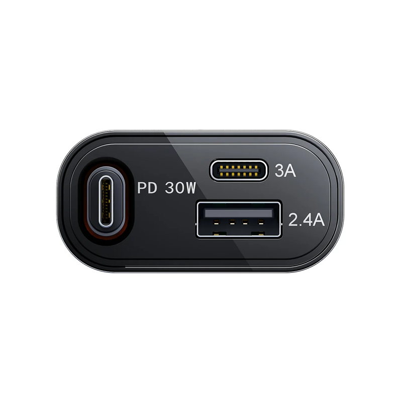 Joyroom JR-CCL07 45W 3-in-1 Retractable Car Charger-Dark Grey Joyroom.pk
