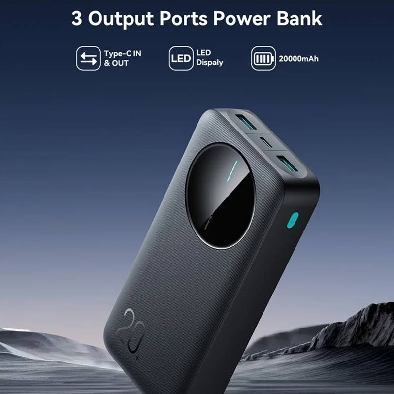 Joyroom JR-PBF14 20000mAh 2.4A LED Power Bank Joyroom.pk