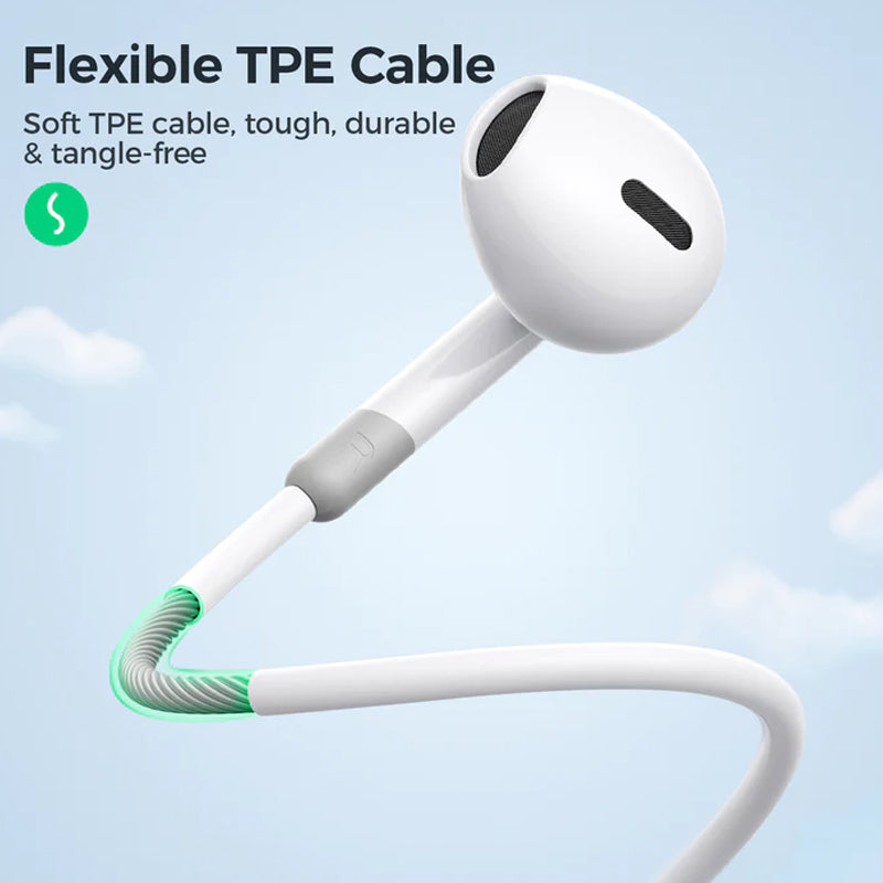 JR-EW01 JOYROOM WIRED SERIES HALF IN-EAR WIRED EARPHONES