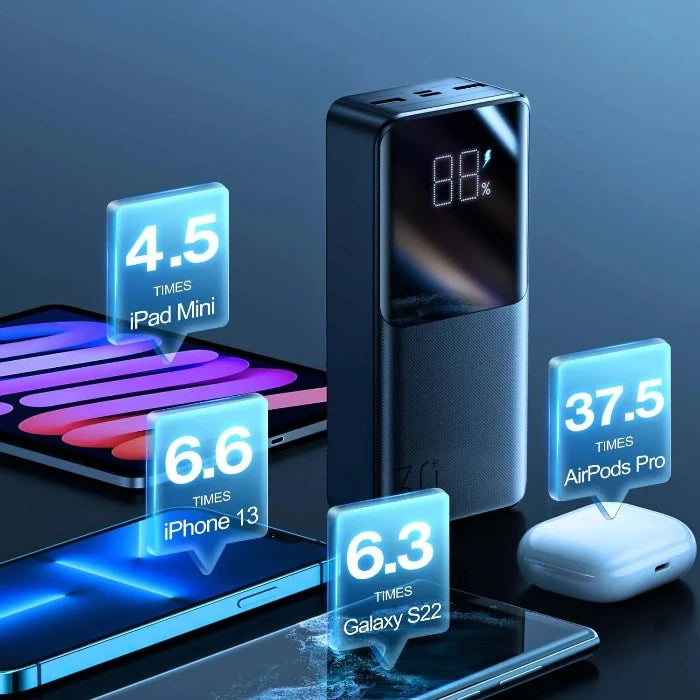 JR-QP193 JOYROOM Power Bank with Large Digital Display 30000mAh/22.5W Joyroom.pk