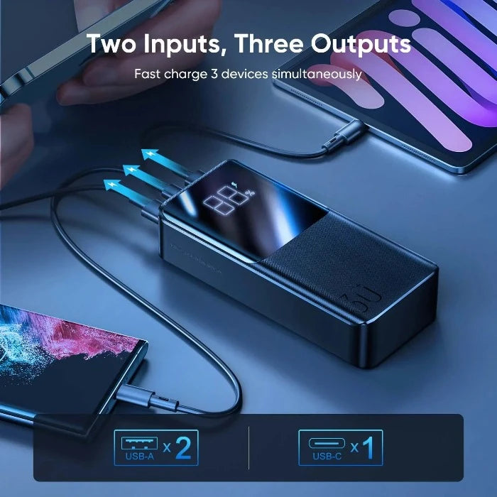 JR-QP193 JOYROOM Power Bank with Large Digital Display 30000mAh/22.5W Joyroom.pk