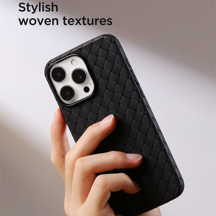 JR-BP005 BRAIDED CASES FOR IPHONE 15 PRO MAX 6.7 INCH - BLACK JOYROOM