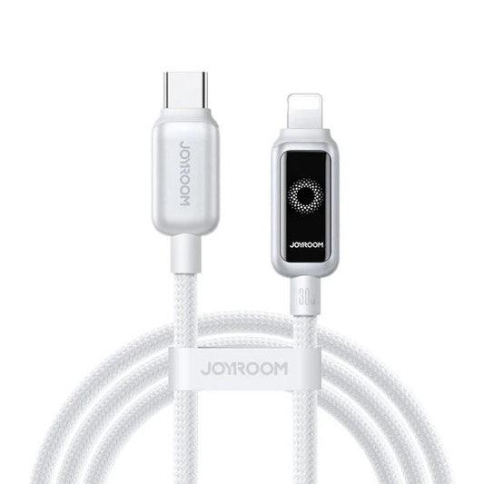 Joyroom S-A55 30W Auto Power-Off Fast Charging Data Cable Type-C to Lightning - 1.2M Joyroom.pk