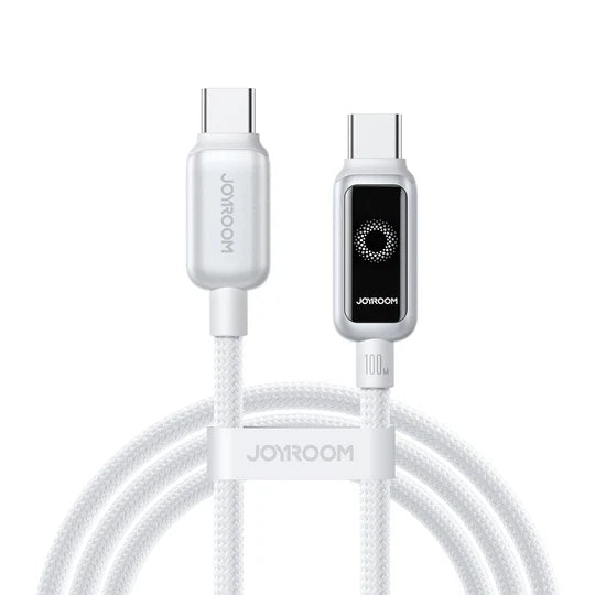 Joyroom S-A55 100W StarFlight Series Fast Charging Type-C to Type-C Data Cable - 1.2M Joyroom.pk