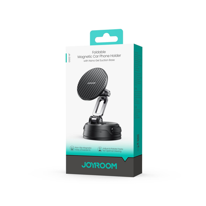 Joyroom JR-ZS510 Gel Suction Cup MagSafe Car Foldable Stand-Dark Gray Joyroom.pk