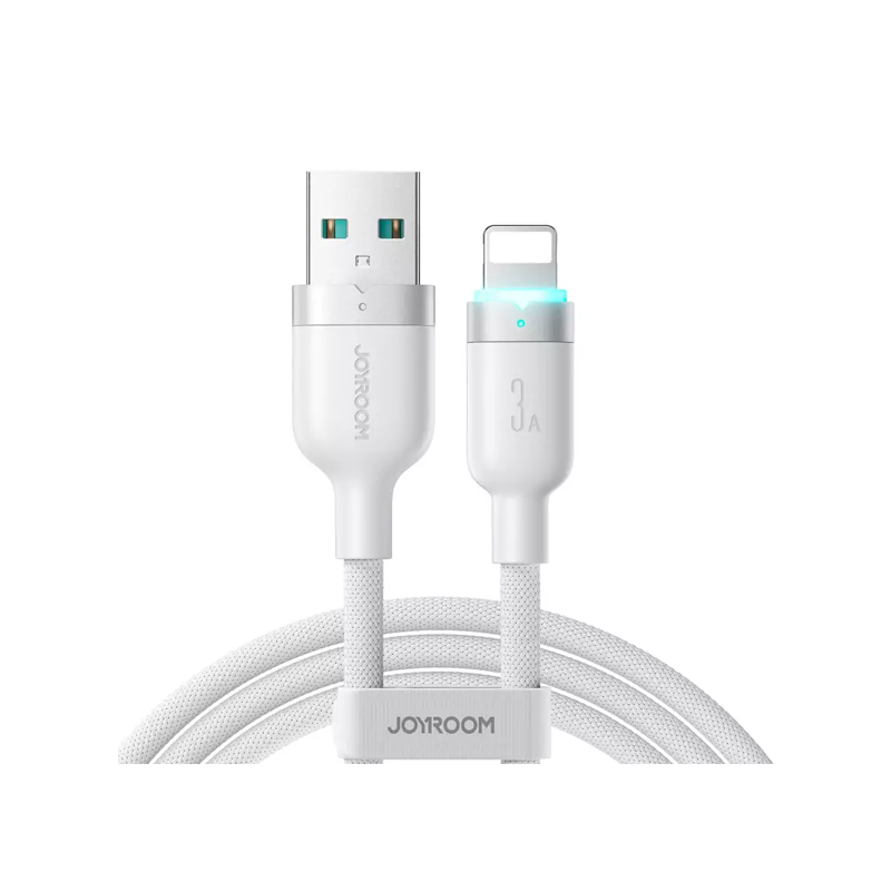 Joyroom S-A63 StarWay Series 3A Auto Power-Off Fast Charging Data Cable (USB-A to Lightning) 1.2m Joyroom.pk