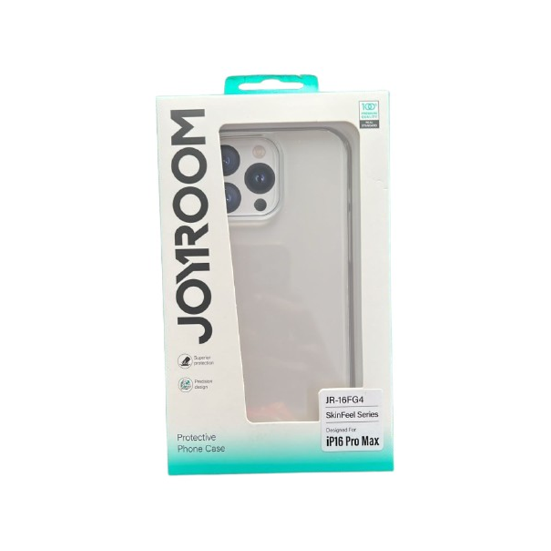 JR-16FG4 Joyroom Protective Phone Case for iPhone 16 Pro Max-Matte Transparent Joyroom.pk