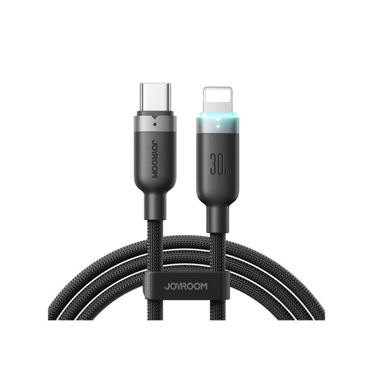 Joyroom S-A63 StarWay Series 30W Auto Power-Off Fast Charging Data Cable (Type-C to Lightning) 1.2m Joyroom.pk
