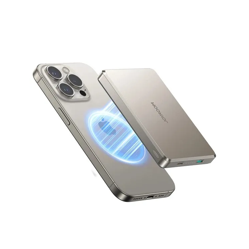 Joyroom JR-PBM08 Pro 20W Ultra-Thin Metal Magnetic Wireless Charging Power Bank 10000mAh Joyroom.pk