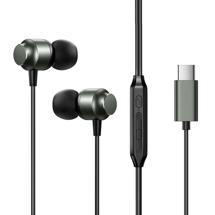 JR-EC06 JOYROOM TYPE-C Series In-Ear Metal Wired Earphone Joyroom.pk