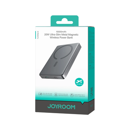 Joyroom JR-PBM08 Pro 20W Ultra-Thin Metal Magnetic Wireless Charging Power Bank 10000mAh