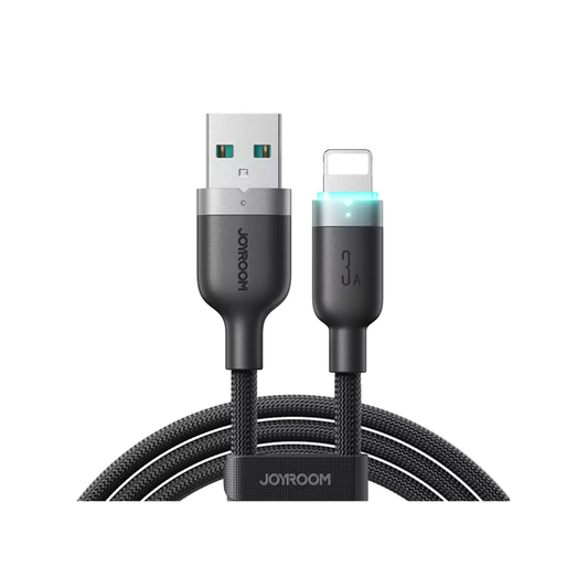 Joyroom S-A63 StarWay Series 3A Auto Power-Off Fast Charging Data Cable (USB-A to Lightning) 1.2m Joyroom.pk