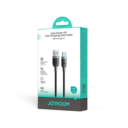 Joyroom S-A63 StarWay Series 66W Auto Power-Off Fast Charging Data Cable (USB-A to Type-C) 1.2m Joyroom.pk