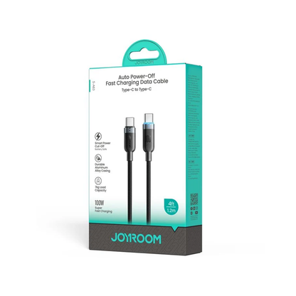 Joyroom S-A63 StarWay Series 100W Auto Power-Off Fast Charging Data Cable (Type-C to Type-C) 1.2m Joyroom.pk