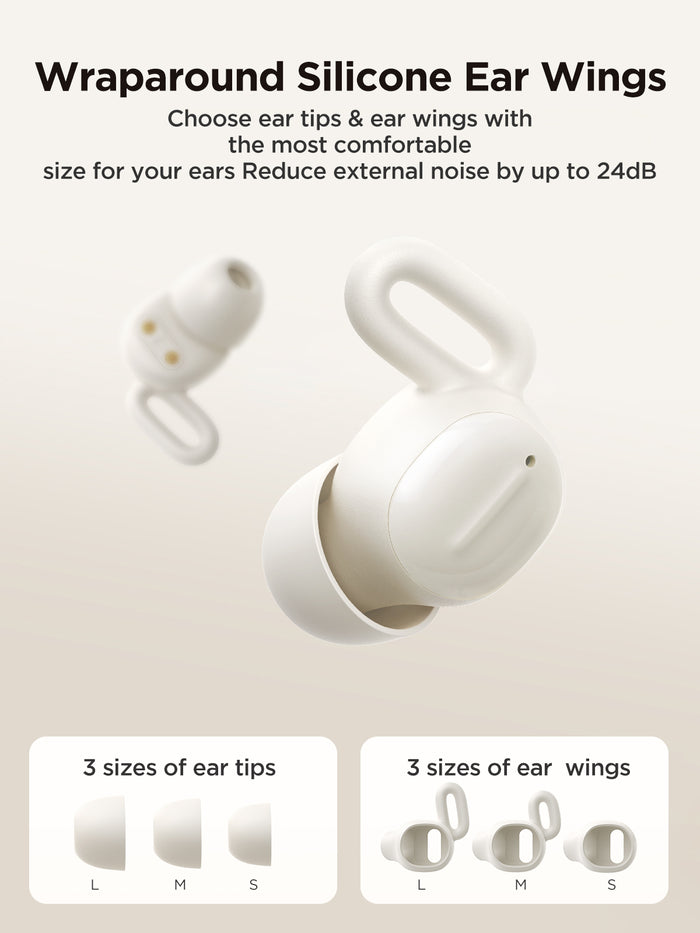 JR-TS1 TRUE WIRELESS SLEEP EARBUDS - EARWINGS WITH NOISE CANCELLATION Joyroom.pk