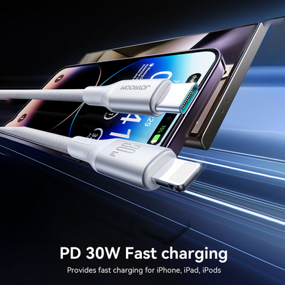 Joyroom S-A28 30W Fast Charging Data Cable Type-C To Lightning 2M Joyroom.pk