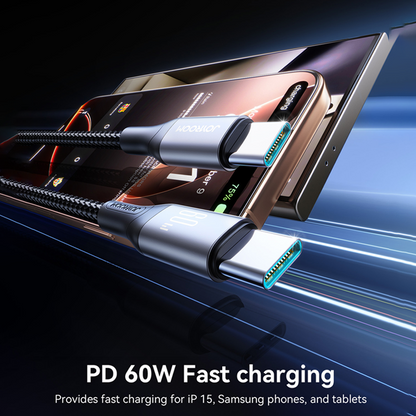 Joyroom S-A28 60W Fast Charging Data Cable Type-C To Type-C 2M Joyroom.pk