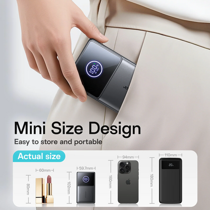 Joyroom JR-PR1 22.5W Built-in Retractable Cable Power bank 10000mAh Joyroom.pk
