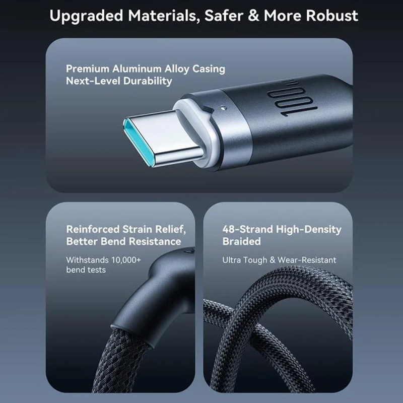 Joyroom S-A63 StarWay Series 30W Auto Power-Off Fast Charging Data Cable (Type-C to Lightning) 1.2m Joyroom.pk