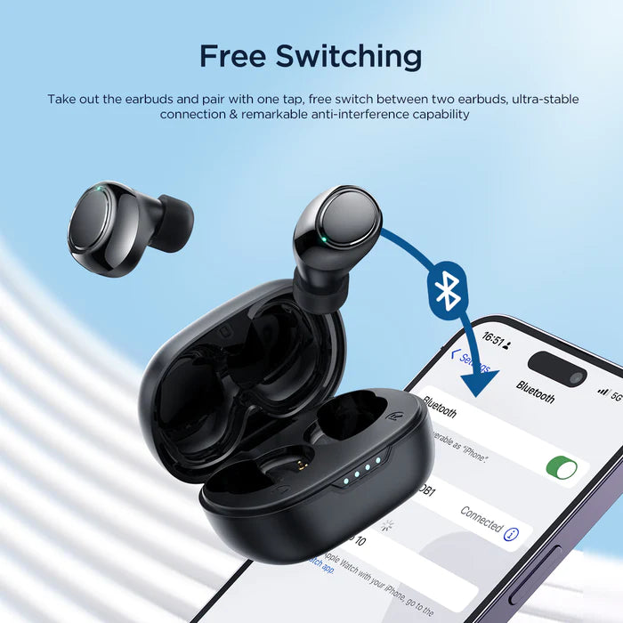 JR-DB1 JOYROOM JDOTS SERIES TRUE WIRELESS EARBUDS - BLACK Joyroom.pk