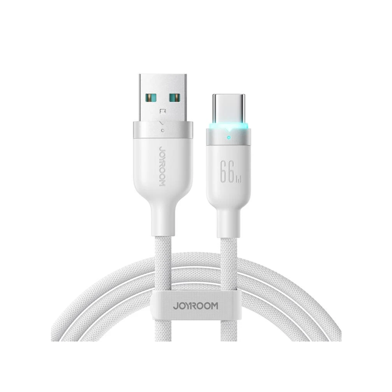 Joyroom S-A63 StarWay Series 66W Auto Power-Off Fast Charging Data Cable (USB-A to Type-C) 1.2m Joyroom.pk