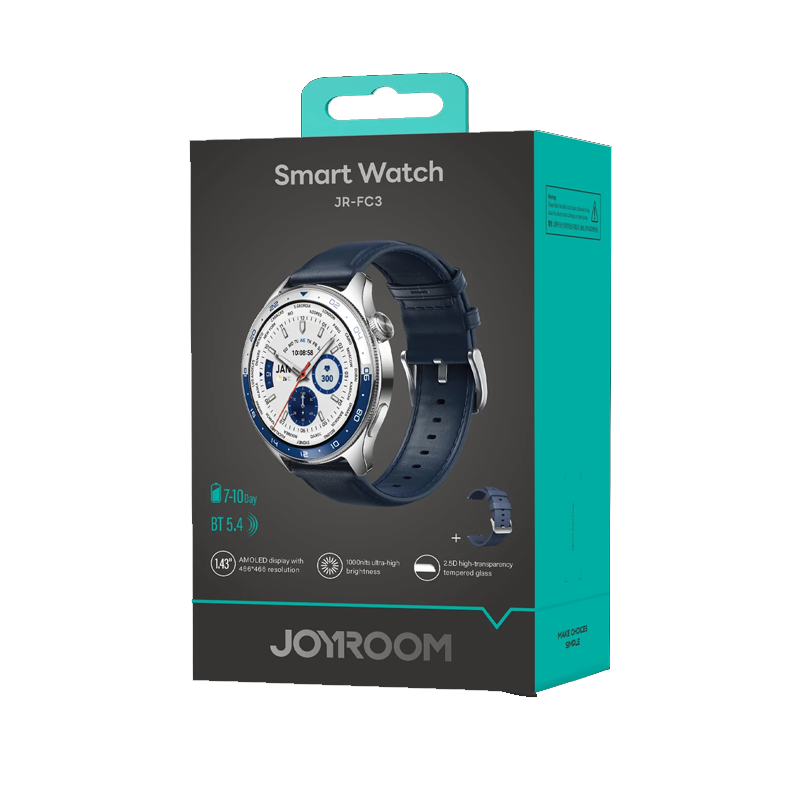 Joyroom JR-FC3 Classic AMOLED Bluetooth Calling Smart Watch Joyroom.pk