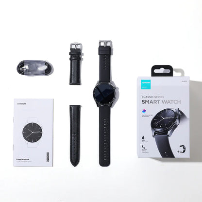 JR-FC2 JOYROOM CLASSIC SERIES SMART WATCH (MAKE/ANSWER CALL) BLACK Joyroom.pk