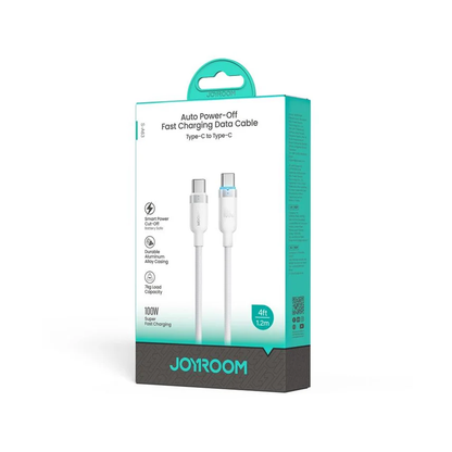 Joyroom S-A63 StarWay Series 100W Auto Power-Off Fast Charging Data Cable (Type-C to Type-C) 1.2m Joyroom.pk