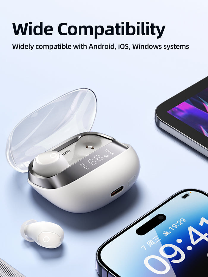 JR-DB2 TRUE WIRELESS SLEEP EARBUDS - SMART HD DIGITAL DISPLAY WITH CALL ENHANCEMENT Joyroom.pk