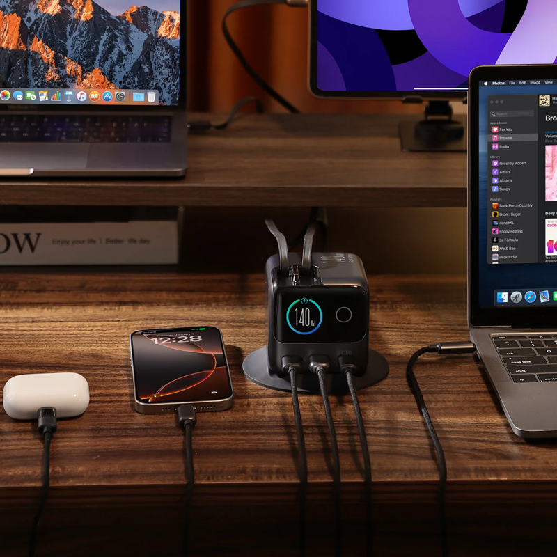 Joyroom JR-TRD01 PODIX 140W 5-Port Desktop GaN Charger Joyroom.pk