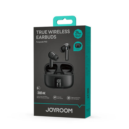 JR-FN3 ANC+ENC True Wireless Bluetooth Earphones - Black Joyroom.pk