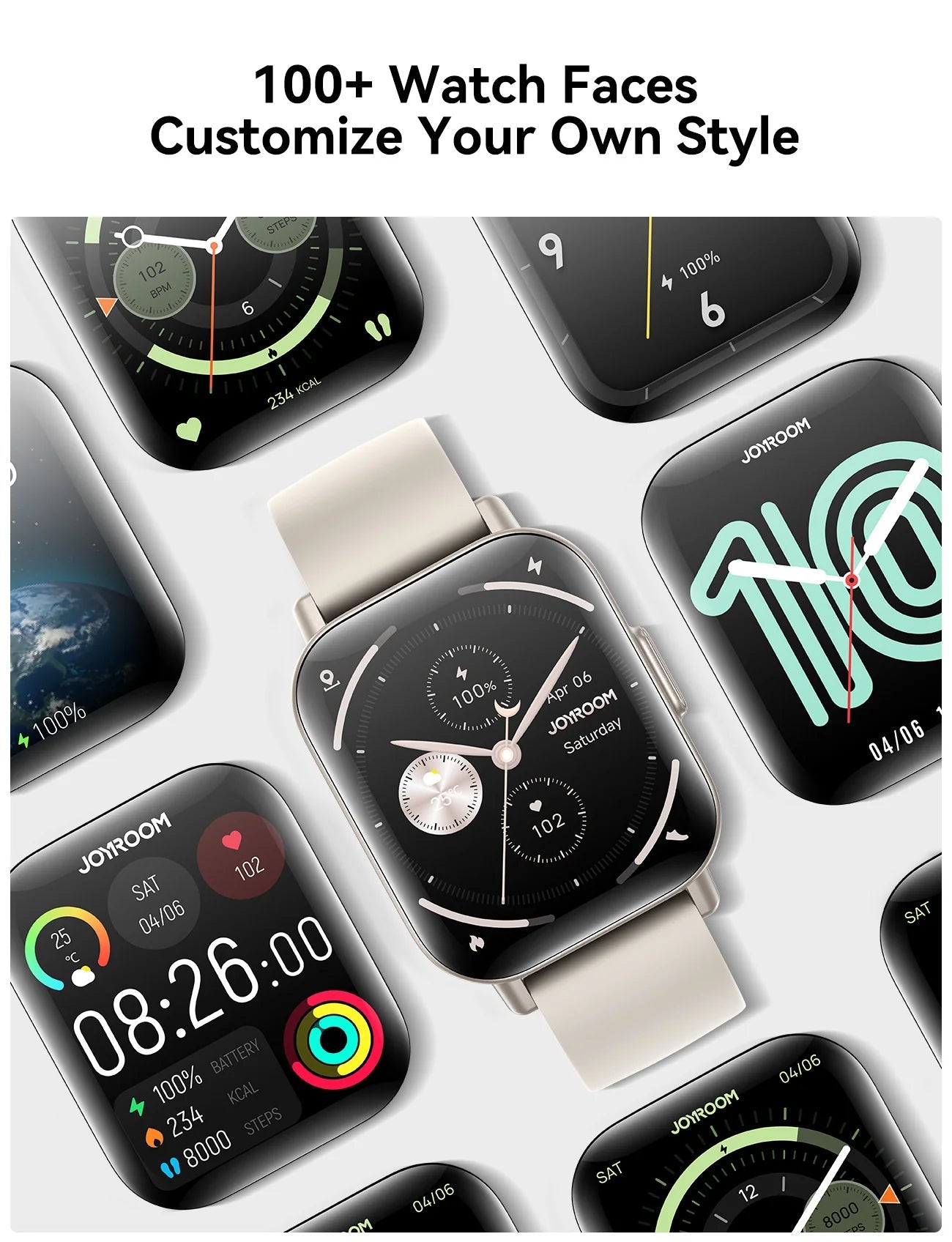 JOYROOM Fit-life Series JR-FT3S Smart Watch (Answer/Make Call) Joyroom.pk