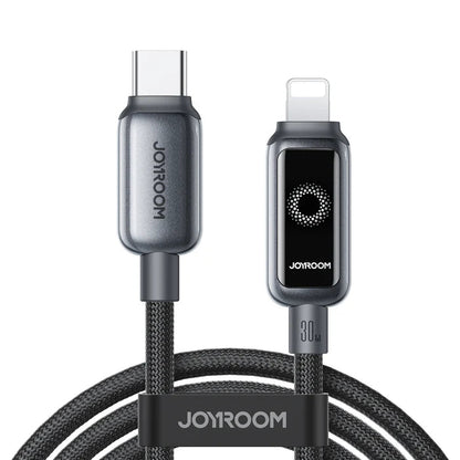 Joyroom S-A55 30W Auto Power-Off Fast Charging Data Cable Type-C to Lightning - 1.2M Joyroom.pk