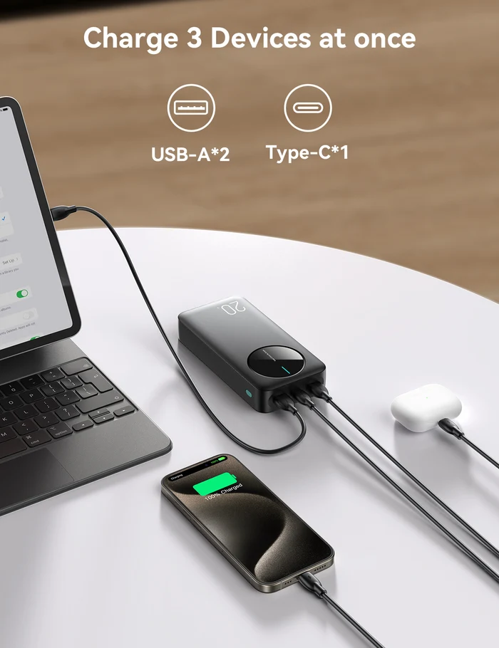 JOYROOM JR-PBF14 Pro 20000mAh 22.5W Fast Charging Power Bank Joyroom.pk