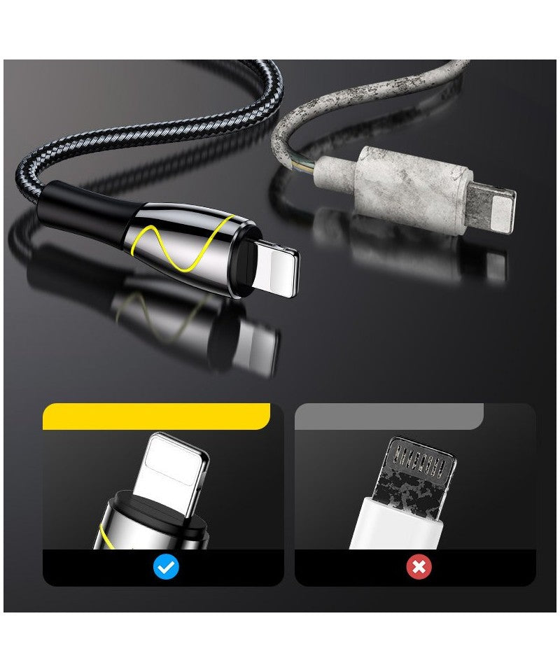 JOYROOM S-2030K6 lightning 3A data cable 2m-black Joyroom.pk