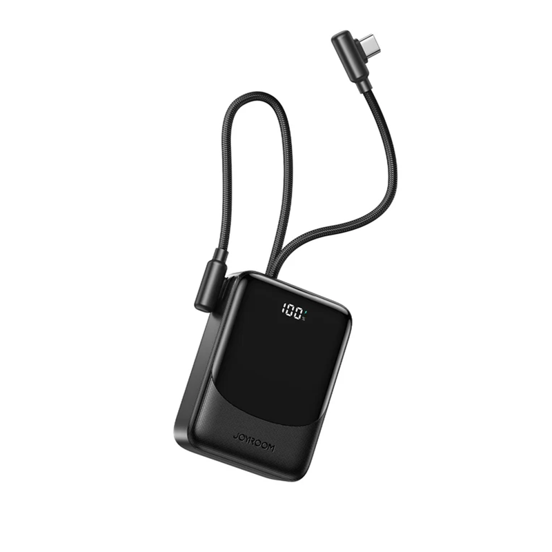 JOYROOM JR-PC1 22.5W Power Bank with Built-in Cables 10000mAh Joyroom.pk