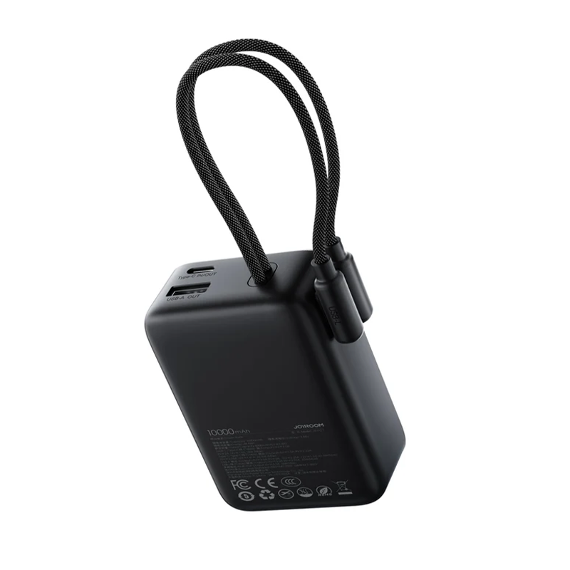 JOYROOM JR-PC1 22.5W Power Bank with Built-in Cables 10000mAh Joyroom.pk