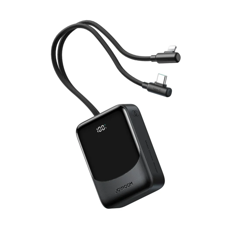 JOYROOM JR-PC1 22.5W Power Bank with Built-in Cables 10000mAh Joyroom.pk