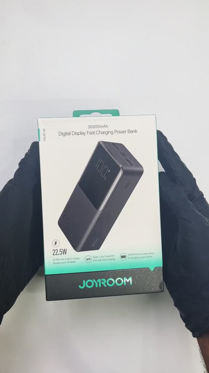 Joyroom JR-QP193 30000mah 22.5W Fast Charging Powerbank With LCD Display