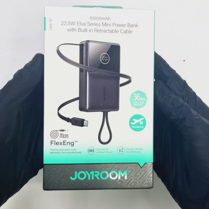 Joyroom JR-PR1 22.5W Built-in Retractable Cable Power bank 10000mAh