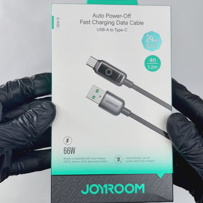 Joyroom S-A55 66W Auto Power-Off Fast Charging Data Cable USB-A to Type-C 1.2m