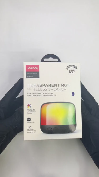 Joyroom JR-ML03 Transparent Bluetooth Wireless Speaker With Light