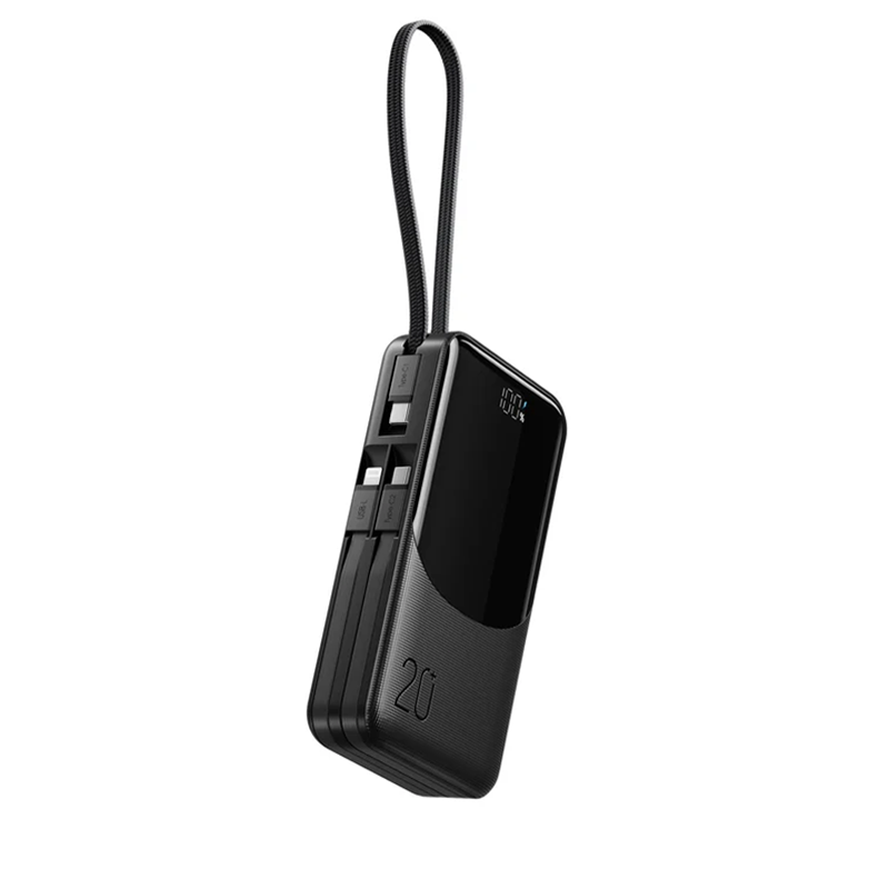JOYROOM JR-PC2 20000mAh 22.5W Power Bank with 3 Built-in Cables Joyroom.pk